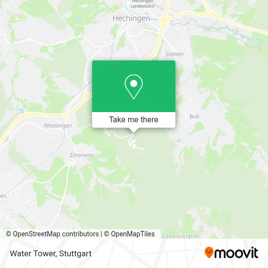 Wasserturm map
