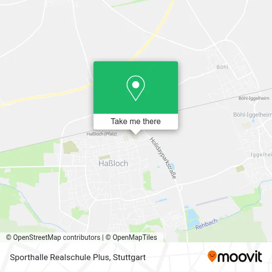 Sporthalle Realschule Plus map