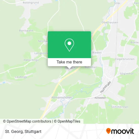 St. Georg map