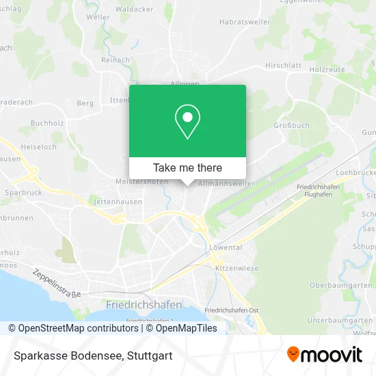 Sparkasse Bodensee map