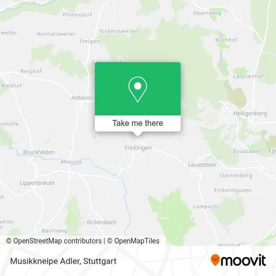 Musikkneipe Adler map