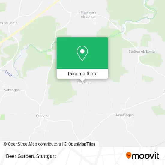 Biergarten map