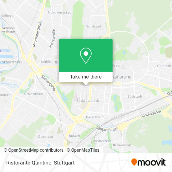 Ristorante Quintino map