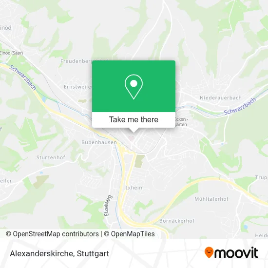 Alexanderskirche map