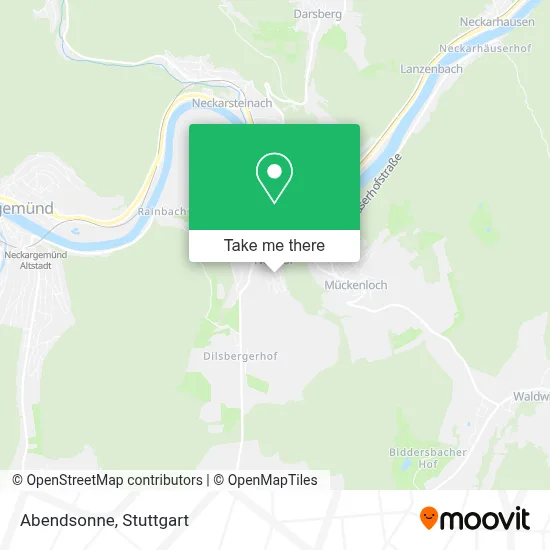 Abendsonne map
