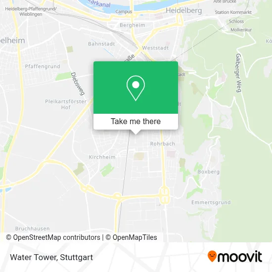 Wasserturm map