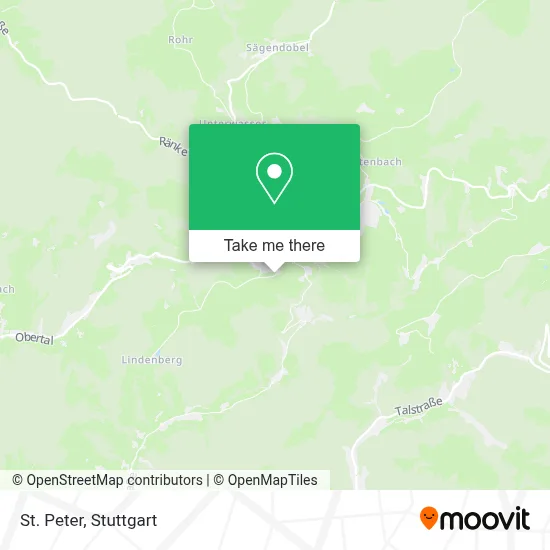 St. Peter map