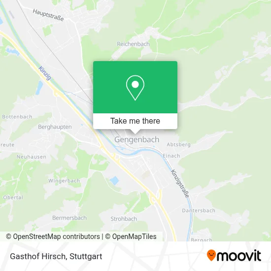 Gasthof Hirsch map