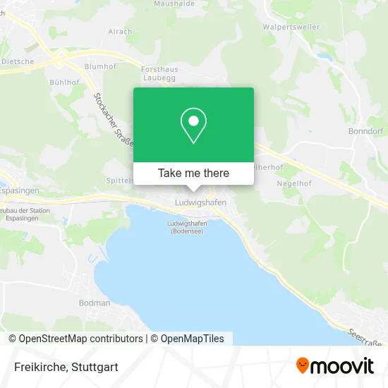 Freikirche map