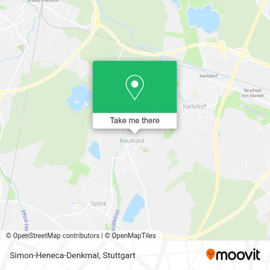 Simon-Heneca-Denkmal map