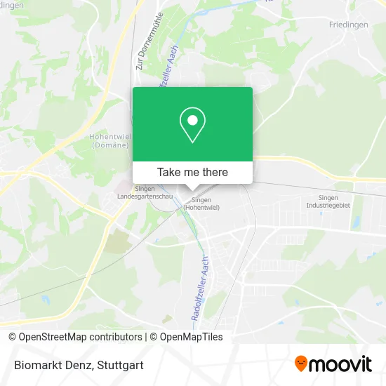 Biomarkt Denz map