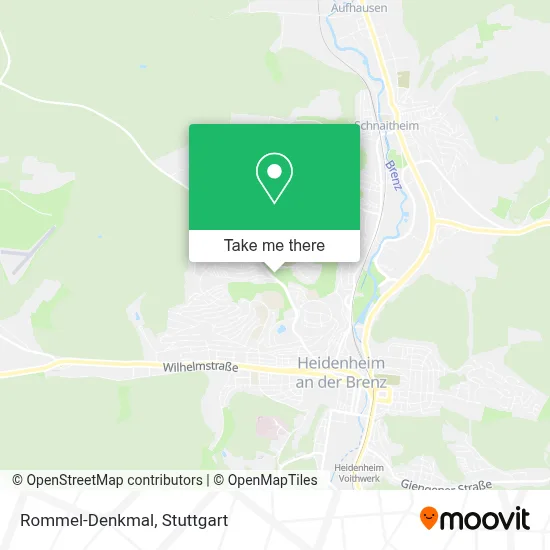 Rommel-Denkmal map