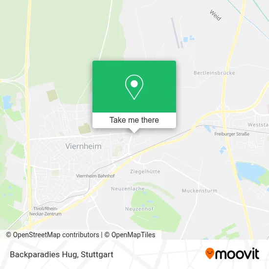 Backparadies Hug map