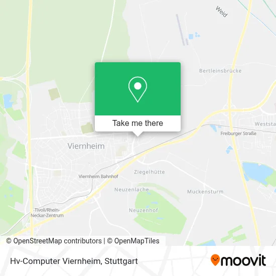Hv-Computer Viernheim map