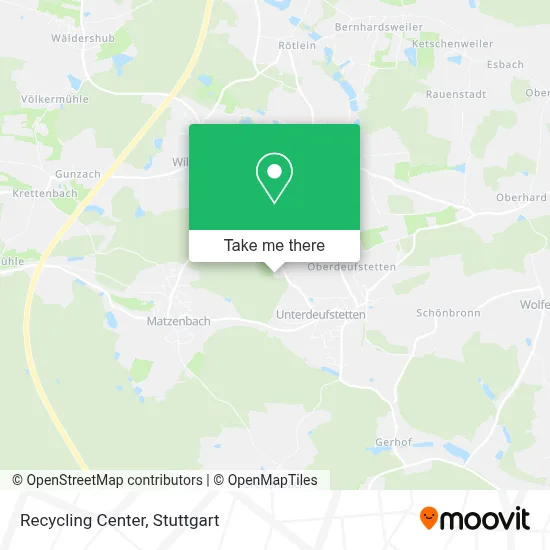 Wertstoffhof map