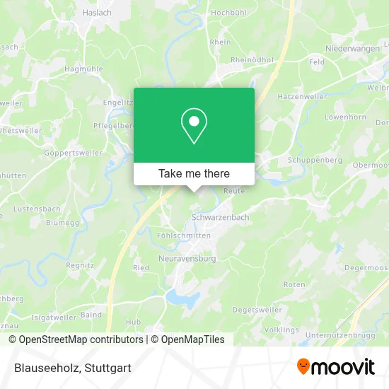 Blauseeholz map
