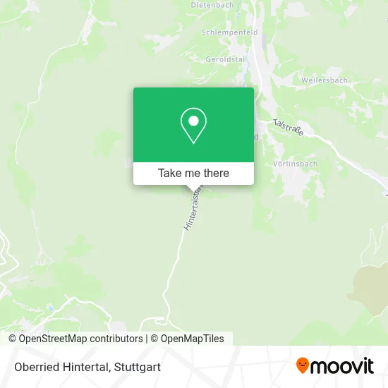Oberried Hintertal map