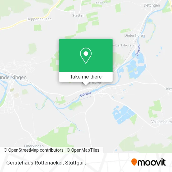 Gerätehaus Rottenacker map