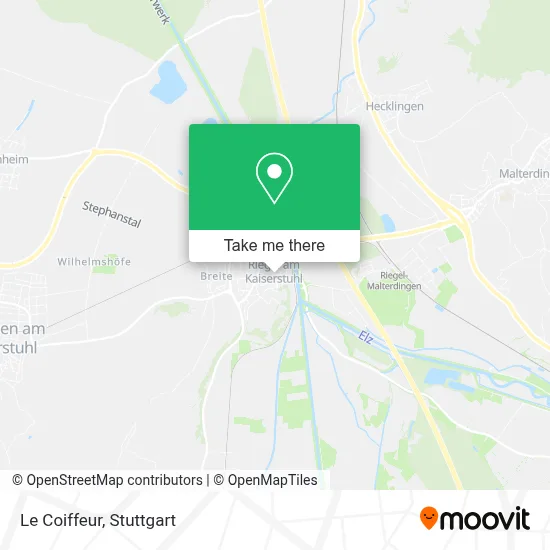 Le Coiffeur map