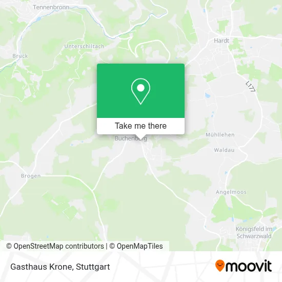 Gasthaus Krone map
