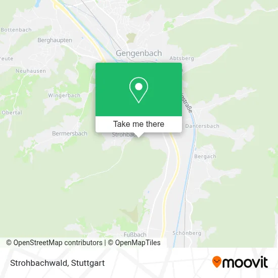 Strohbachwald map