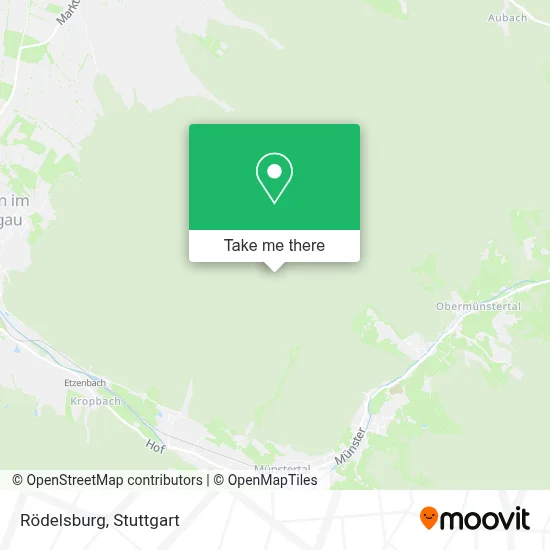 Rödelsburg map