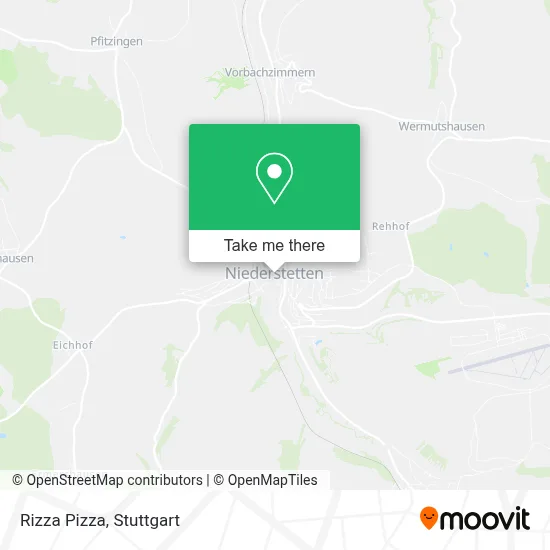 Rizza Pizza map