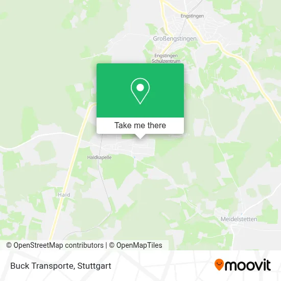 Buck Transporte map