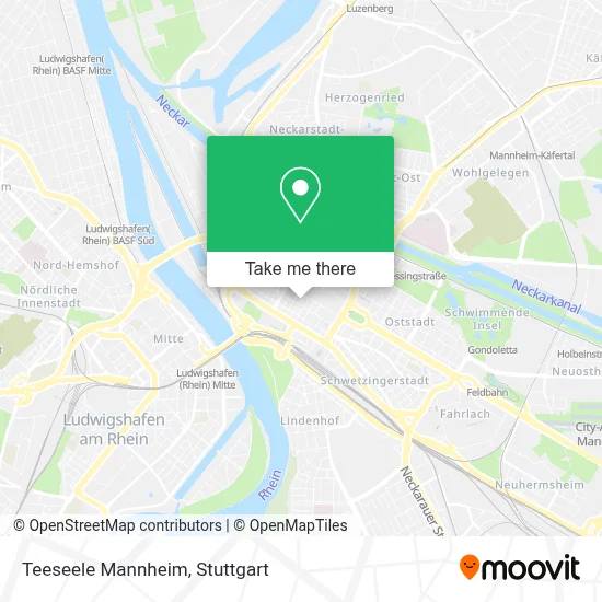Teeseele Mannheim map