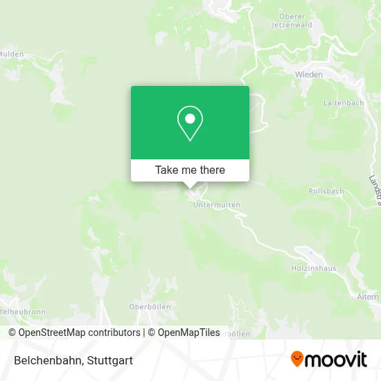 Belchenbahn map
