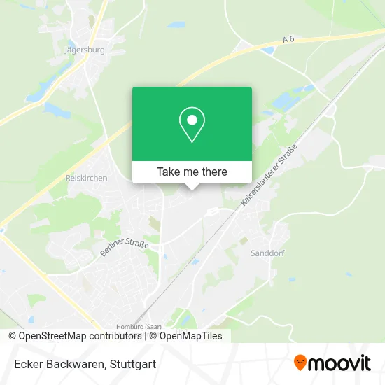 Ecker Backwaren map