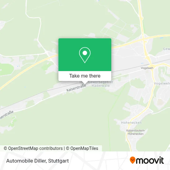 Automobile Diller map