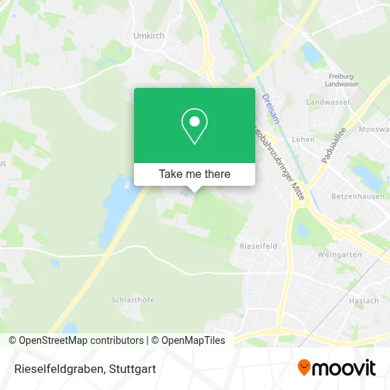 Rieselfeldgraben map