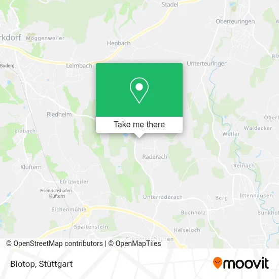 Biotop map