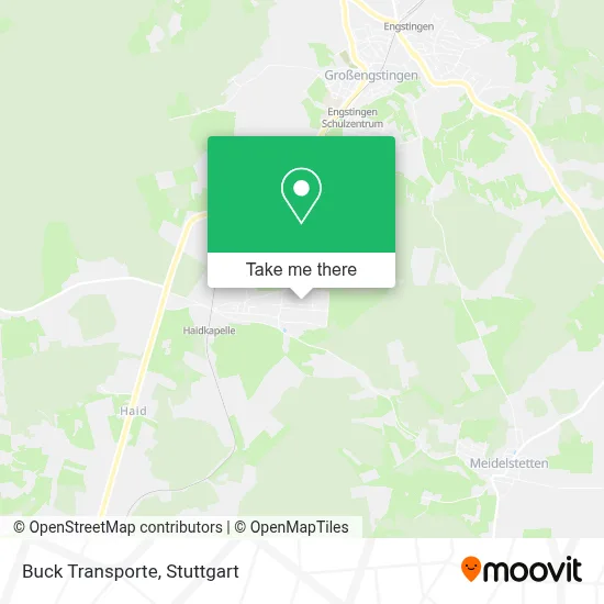 Buck Transporte map