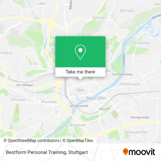 Bestform Personal Training map