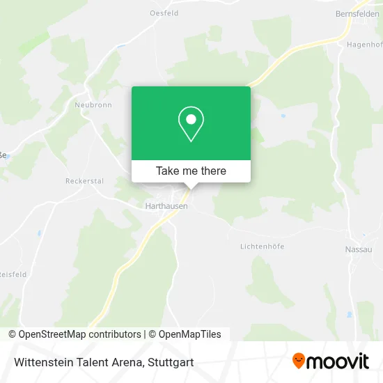 Wittenstein Talent Arena map