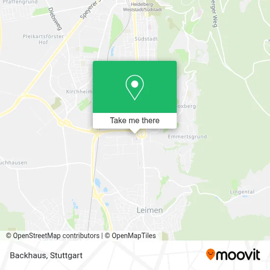 Backhaus map