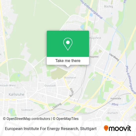 European Institute For Energy Research map