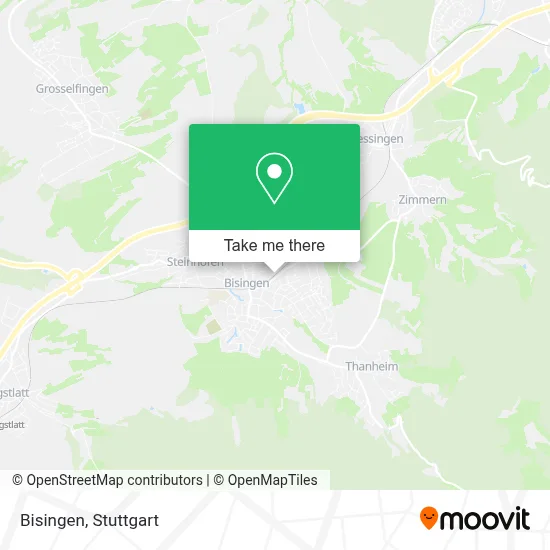 Bisingen map