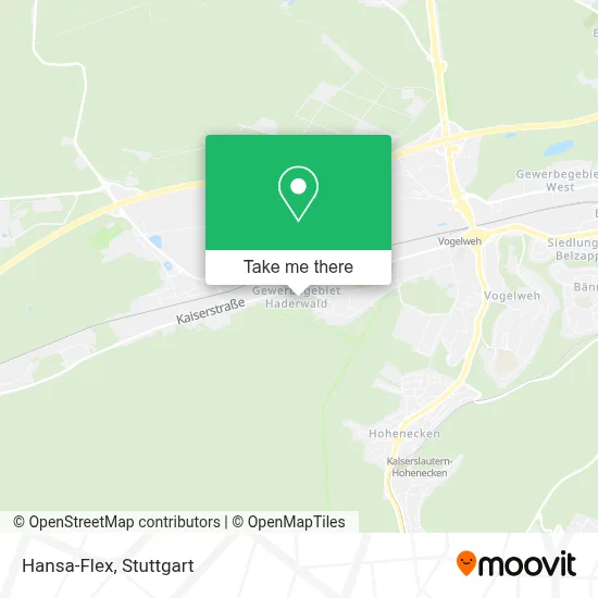 Hansa-Flex map