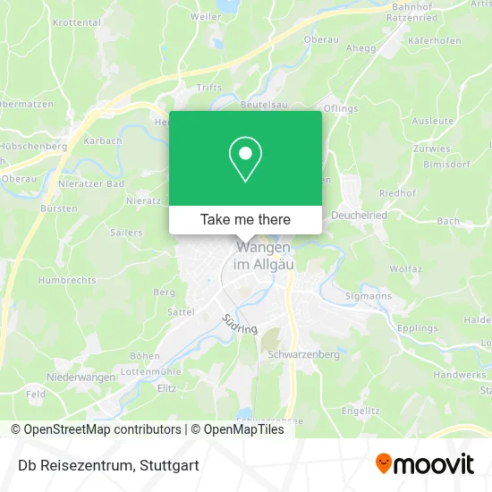 Db Reisezentrum map