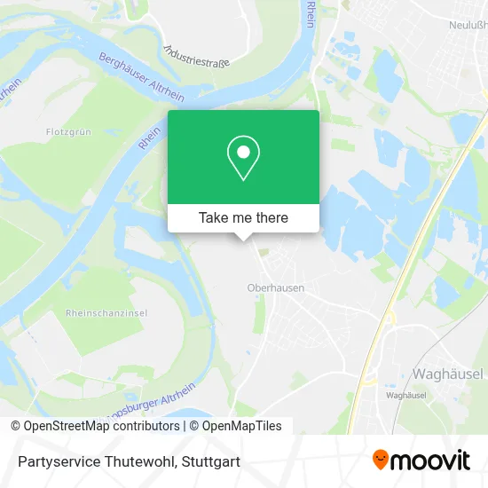 Partyservice Thutewohl map