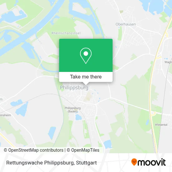 Rettungswache Philippsburg map
