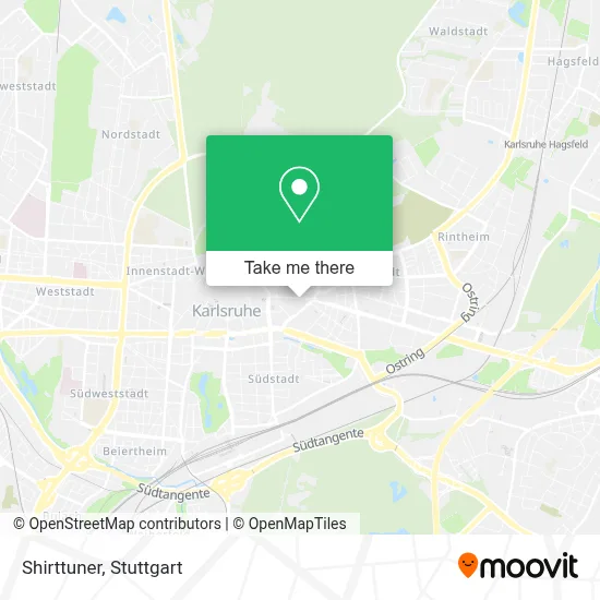 Shirttuner map