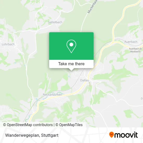 Wanderwegeplan map