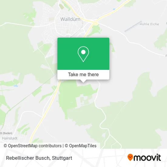Rebellischer Busch map