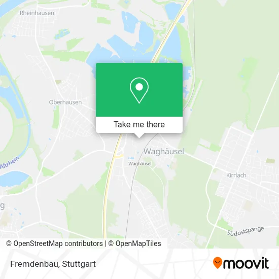 Fremdenbau map