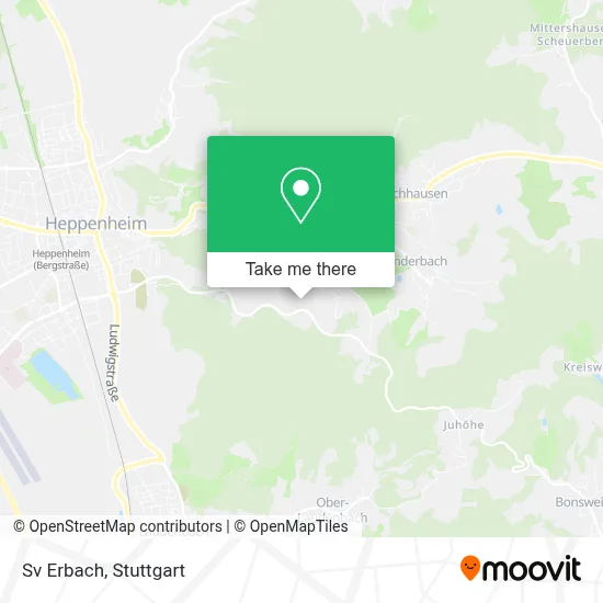 Sv Erbach map