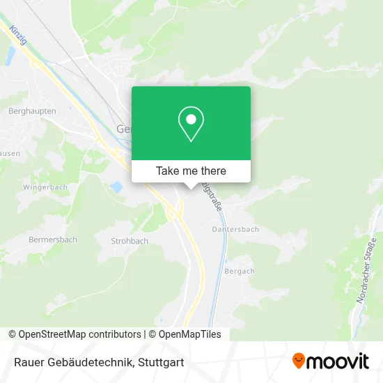 Rauer Gebäudetechnik map
